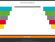 Tablet Screenshot of fahrschule-langfeld.de